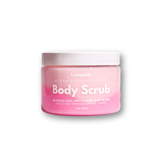 Strawberry Coconut Glycolic Body Scrub