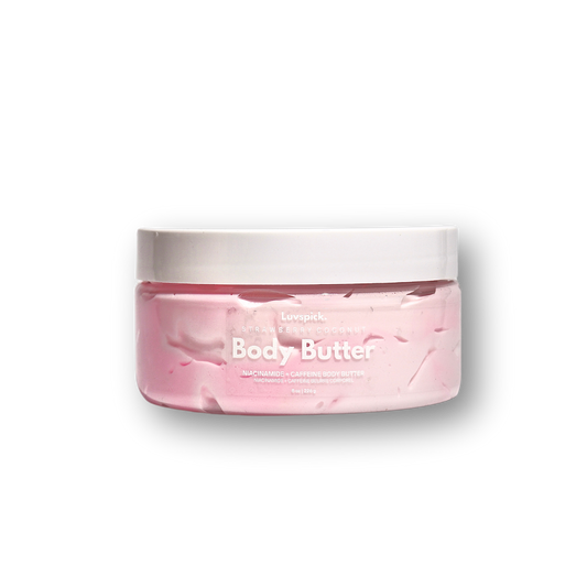 Strawberry Coconut Niacinamide & Caffeine Body Butter