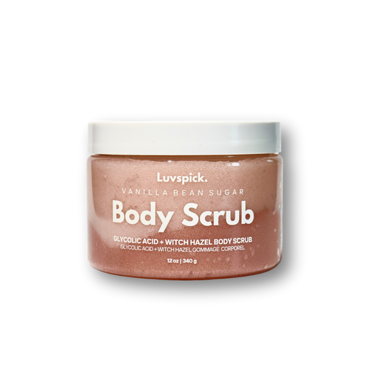 Vanilla Bean Sugar Glycolic Body Scrub