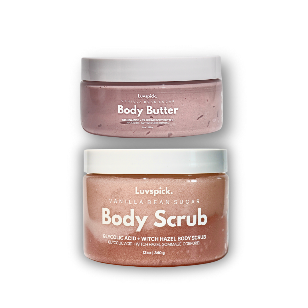 Vanilla Bean Sugar Scrub & Butter Bundle